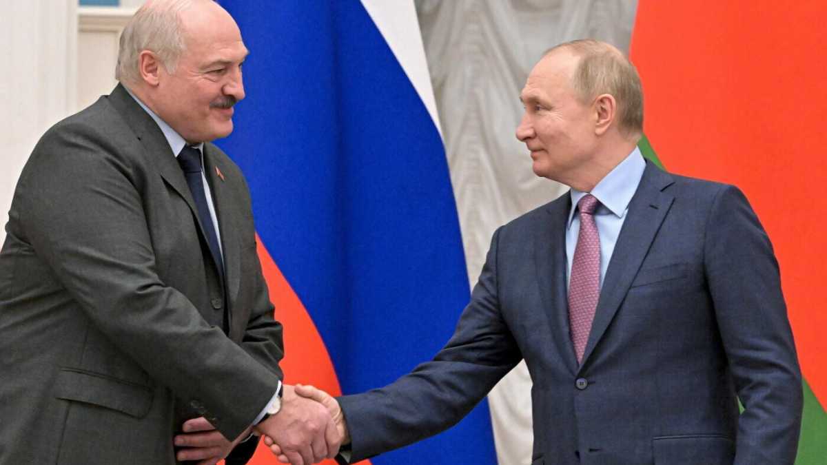 Immagine di Lukashenka, il complice di Putin