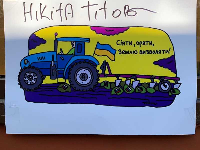 L'arte che accusa, insulta e sfotte i russi nelle strade dell'Ucraina meridionale
