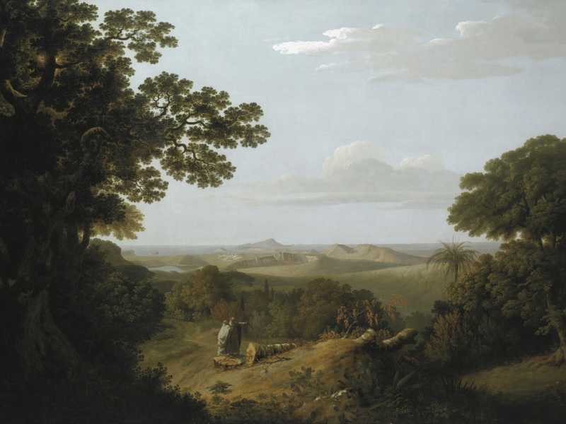Thomas Jones, "Veduta dei campi Flegrei" (Wikimedia Commons) 