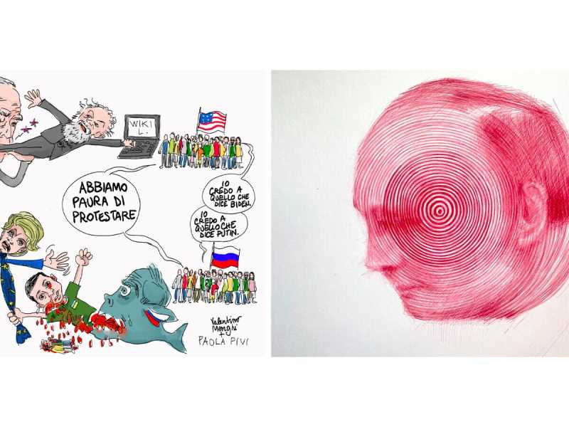 La guerra di Putin. Tre artisti disegnano per il Foglio