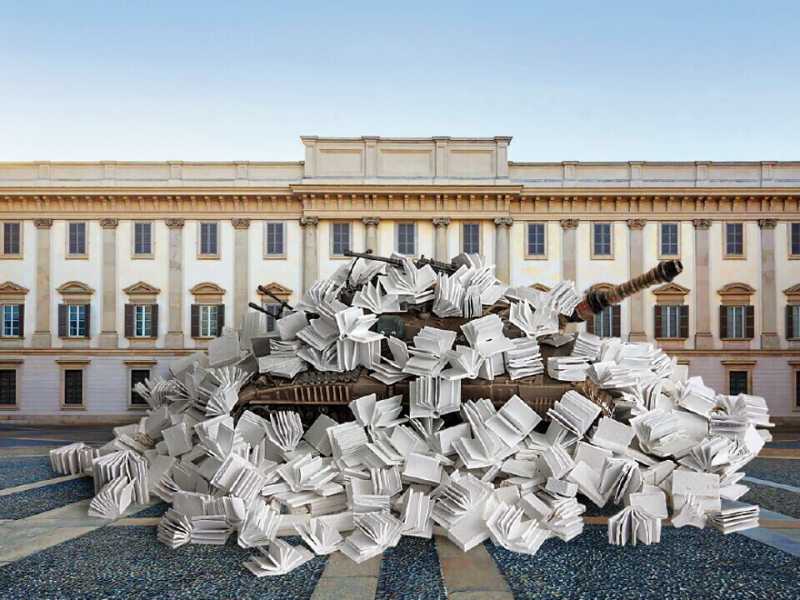 Il render dell'installazione