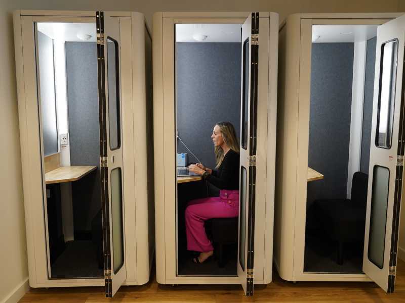 Un coworking a San Francisco (FOTO LAPresse)<br />&nbsp;<br />