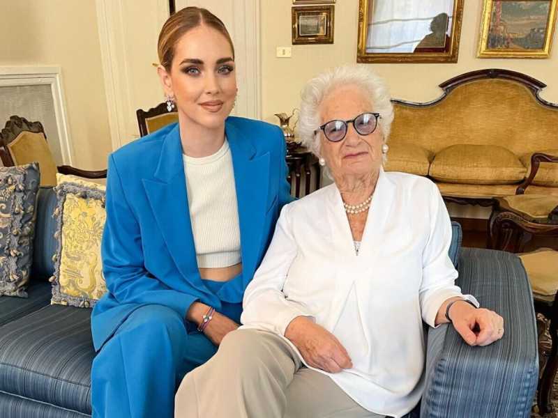 La foto con Segre, una delle rare volte in cui si fatica a trovare un commento rabbioso o critico sotto a un post di Chiara Ferragni (foto Instagram)&nbsp;<br />