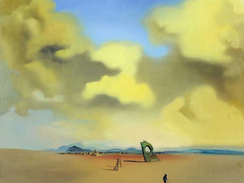 Salvador Dalì, Spectre Du Soir Sur La Plage, 1935 <br />