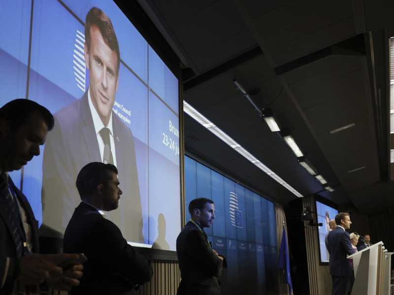 Vertice Ue a Bruxelles (LaPresse)<br /> <br />