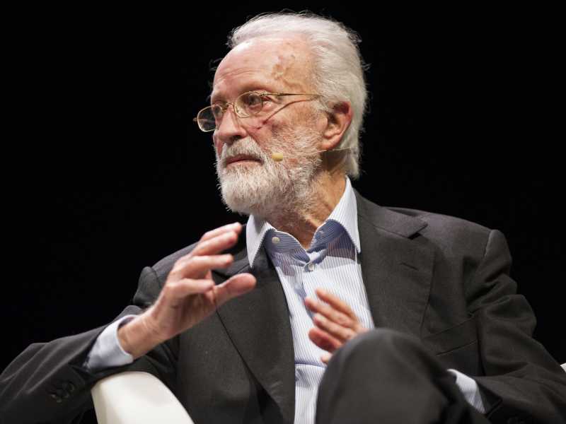 Eugenio Scalfari, fondatore di Repubblica. E' scomparso all'et&agrave; di 98 anni (Ansa)