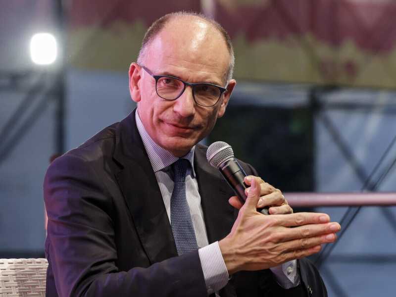 &nbsp;Il segretario del Pd, Enrico Letta (Ansa)
