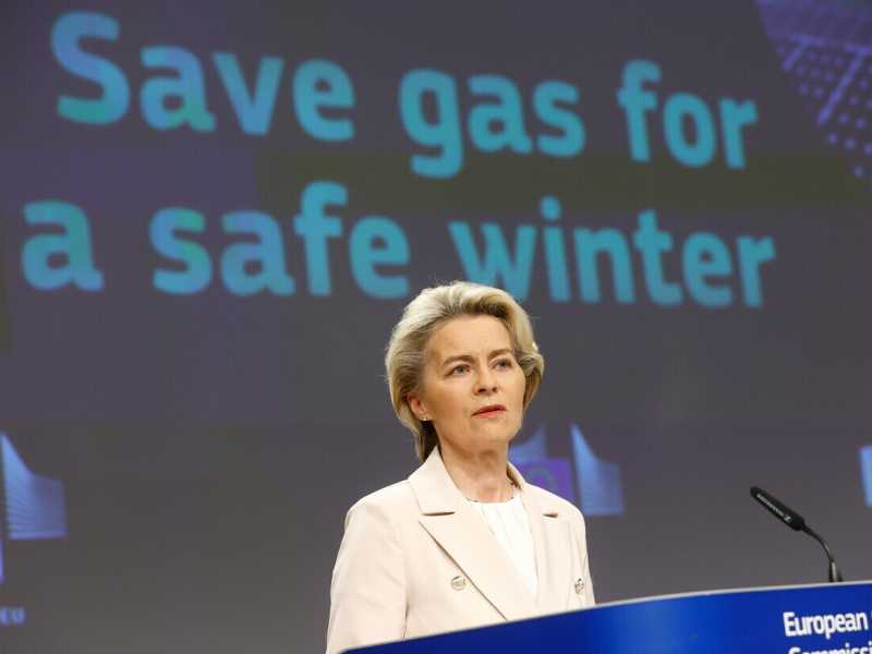 La presidente della Commissione europea Ursula von der Leyen (Ansa)<br /> <br />