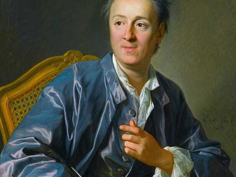 Denis Diderot, 1767, ritratto da Louis-Michel van Loo (Wikimedia)&nbsp;<br />