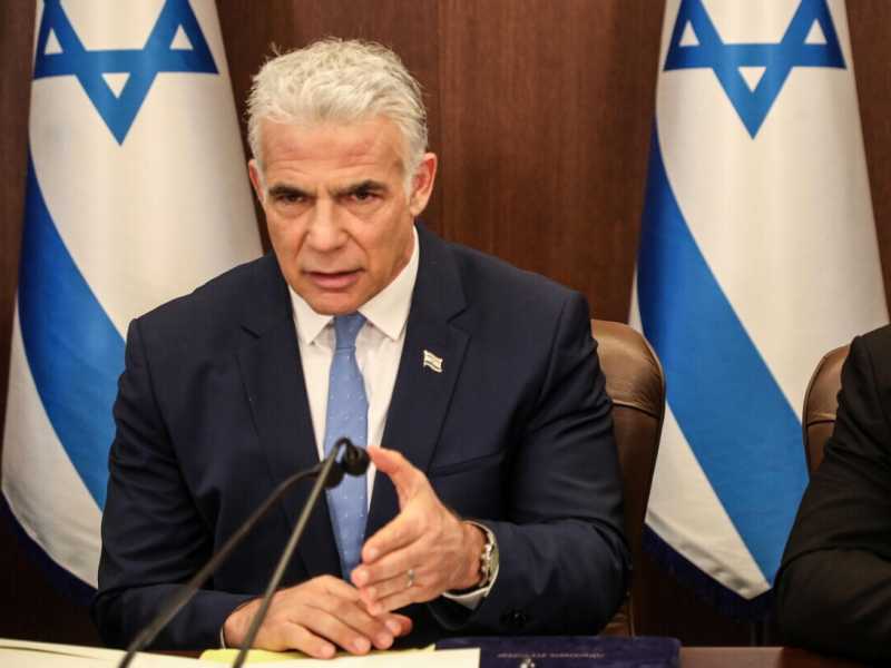 Il premier israeliano Yair Lapid (foto Ansa)&nbsp;<br />
