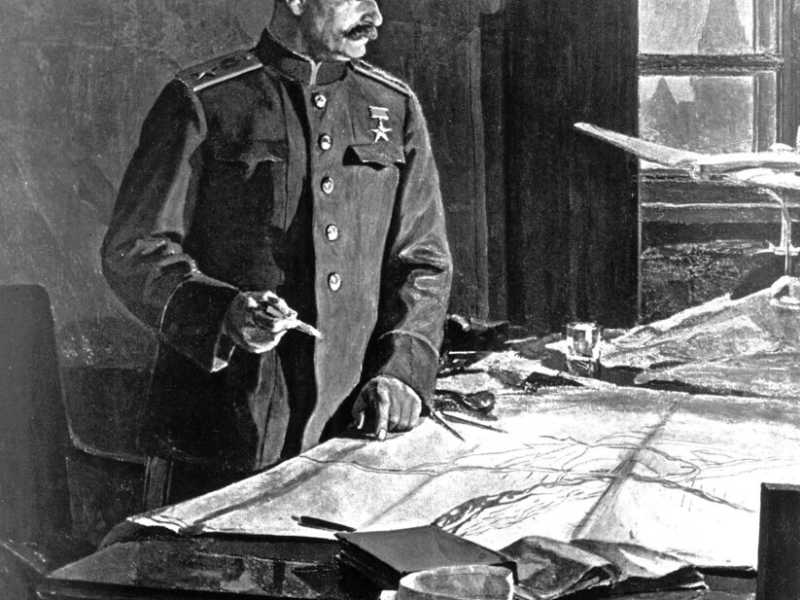Un ritratto di Iosif Stalin (Olycom)