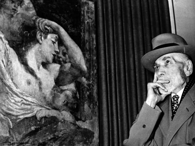 &nbsp;Lo storico dell'arte Bernard Berenson (Olycom)