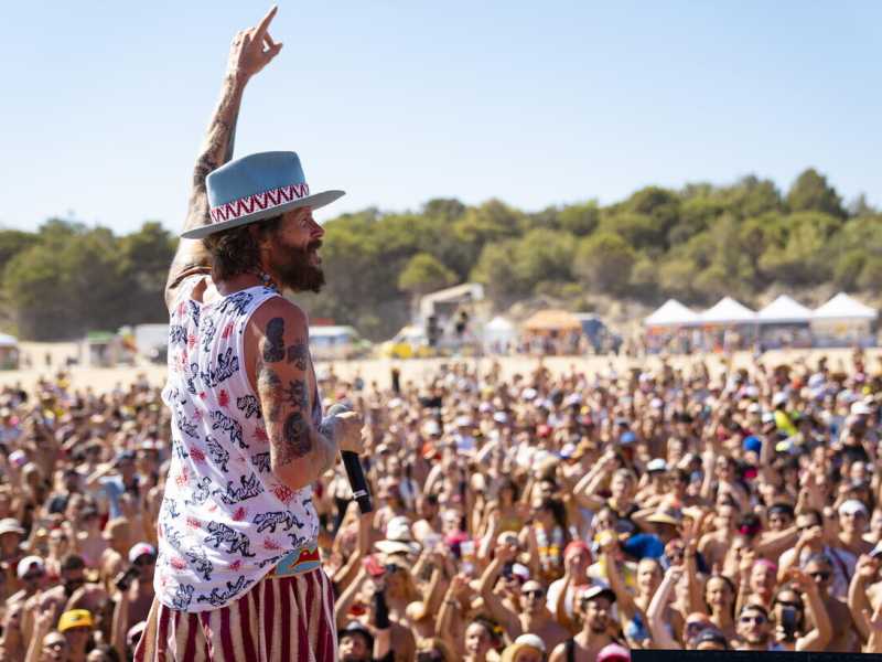 &nbsp;Un'immagine del Jova beach party (Ansa)