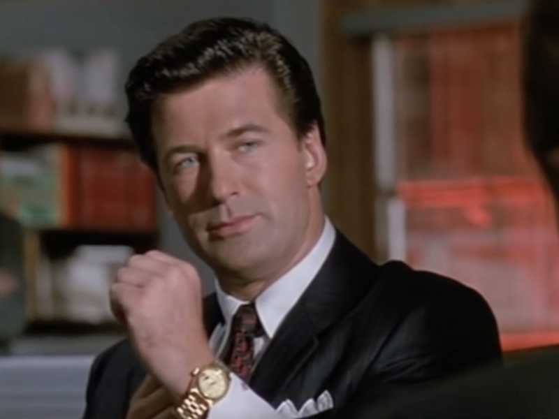 "Vedi questo orologio? Quest'orologio costa pi&ugrave; della tua macchina", dice Blake (Alec Baldwin) in Glengarry Glen Ross&nbsp;<br />