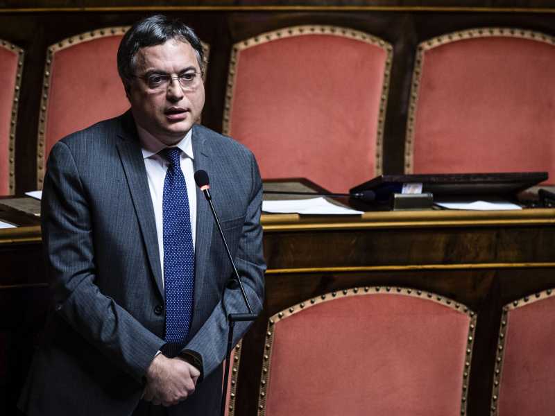 Andrea Augello in Senato nel 2015&nbsp;<br />