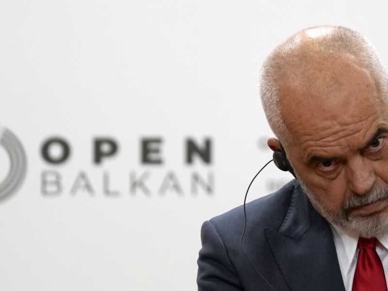  Il primo ministro albanese Edi Rama (foto LaPresse)
