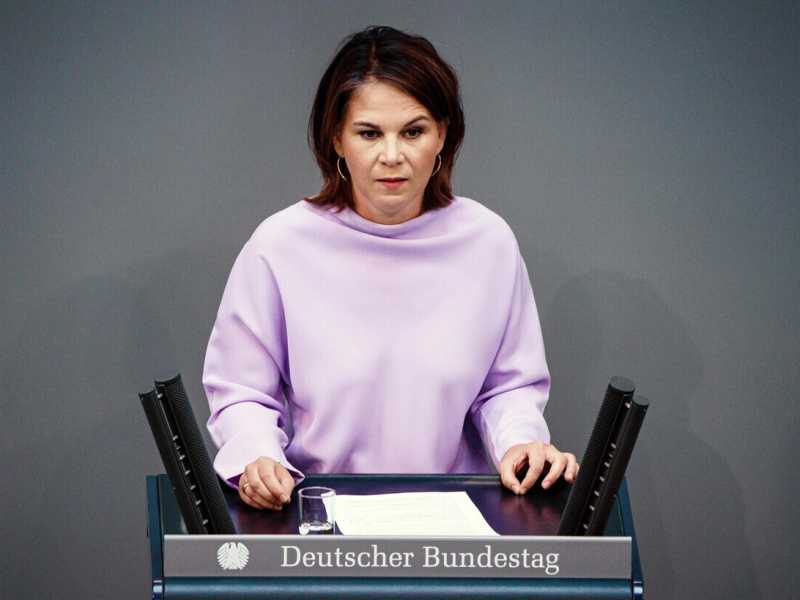 Annalena Baerbock, ministro degli esteri tedesco ed esponente dei Grunen (foto EPA)
