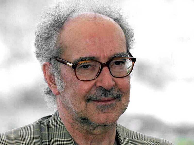  Jean-Luc Godard al Festival di Cannes nel 2001 (Olycom)<br />