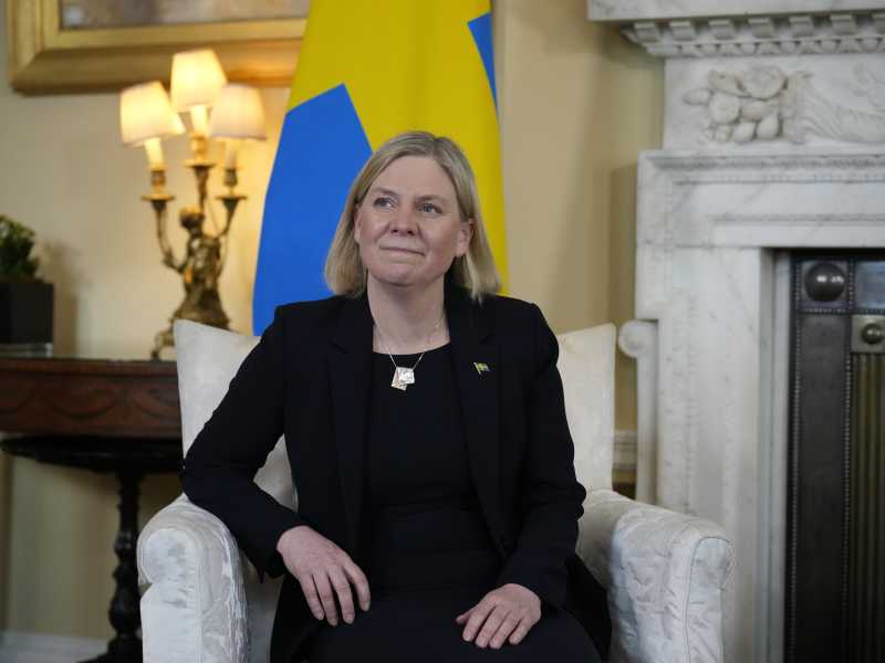 Si dimette Magdalena Andersson, la prima primo ministro donna della Svezia (LaPresse)&nbsp;<br />