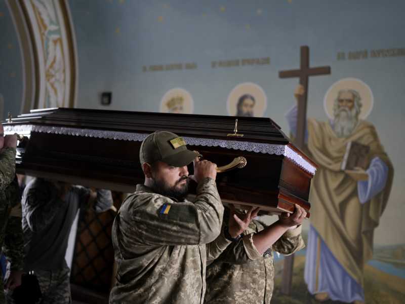 Foto di Natacha Pisarenko, via LaPresse&nbsp;<br />