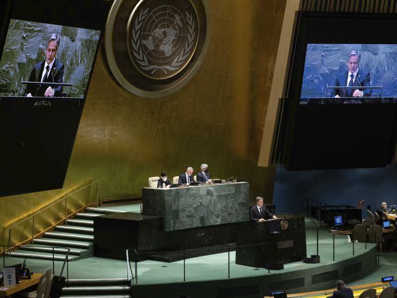 I leader occidentali trasformano l’assemblea dell’Onu in un rally democratico