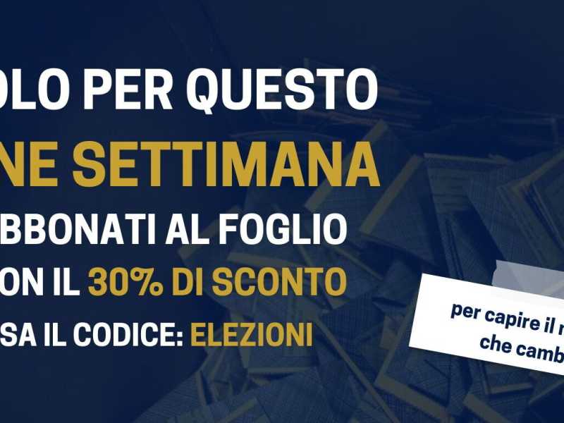 Si vota. Abbonati al Foglio con lo sconto