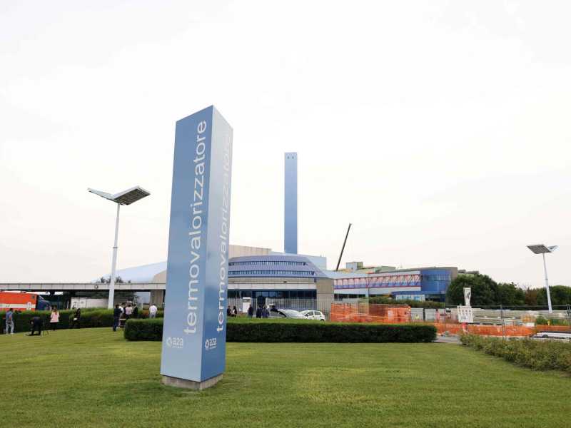 Il termovalorizzatore di A2A di Brescia (foto Ansa)<br /><br /> <br />