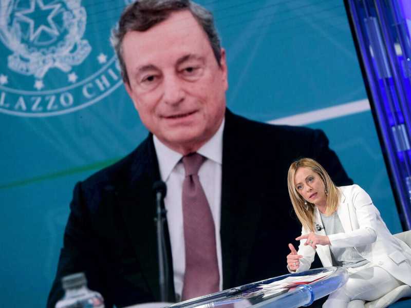 I giornali sovranisti temono il "Draghismo" di Meloni