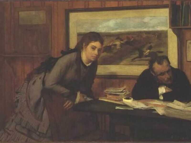 Edgar Degas, "Il broncio", 1870 circa, Metropolitan Museum di New York, (via Wikimedia Commons)<br />