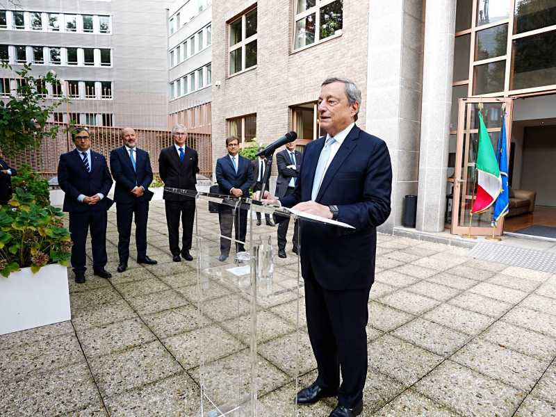 Mario Draghi (LaPresse)