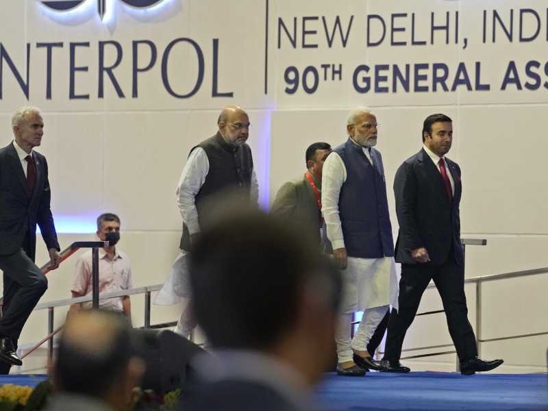 90esima assemblea dell'Interpol a&nbsp;Delhi (LaPresse)<br />