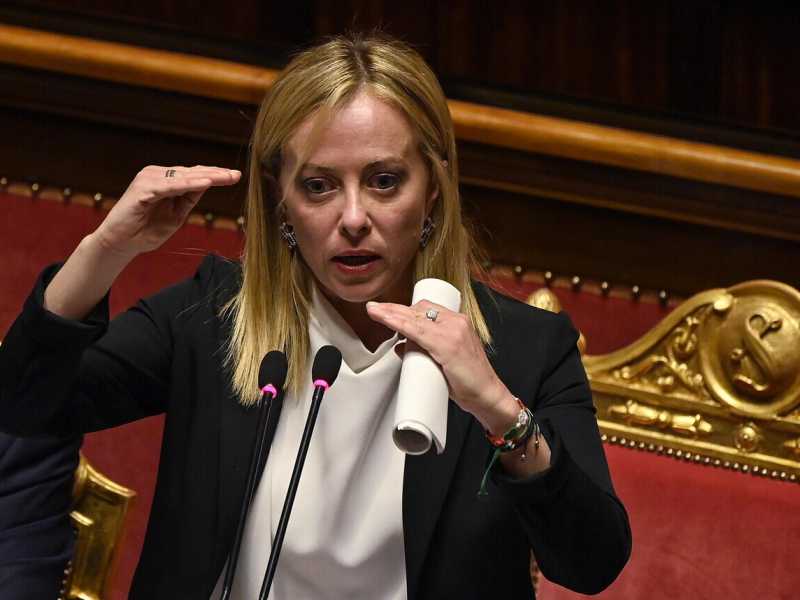 Giorgia Meloni (Ansa)
