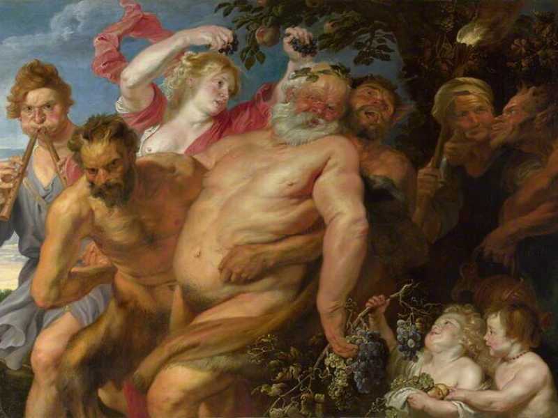 Sileno ubriaco sostenuto dai satiri, Anthony van Dyck (1599&ndash;1641) (attribuito a), National Gallery, Londra&nbsp;