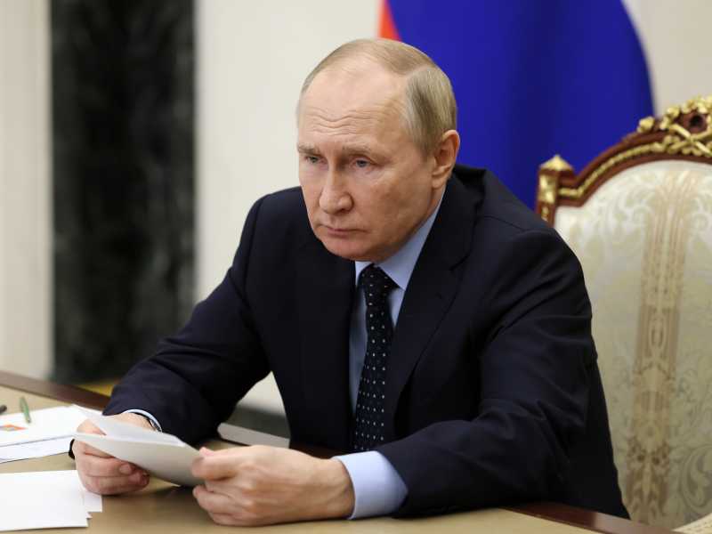 Foto di Mikhail Metzel, via Sputnik, Kremlin Pool Photo, via AP, via LaPresse&nbsp;<br />