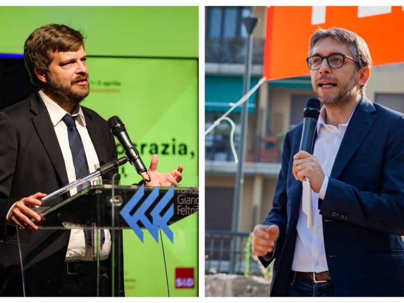 Pierfrancesco Majorino e Pierfrancesco Maran (LaPresse)