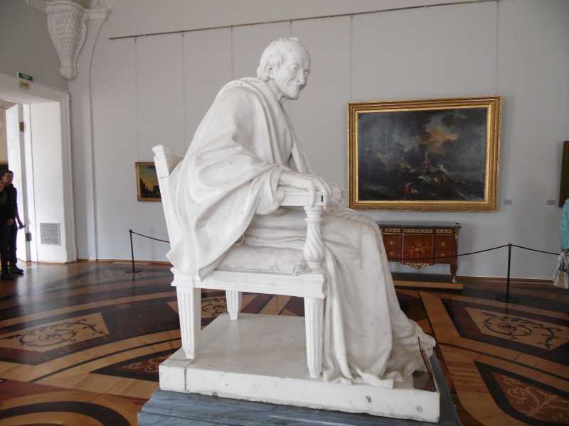 La statua di Voltaire a San Pietroburgo&nbsp;