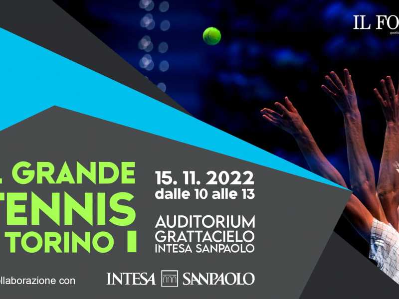 Il grande tennis a Torino. Un evento del Foglio