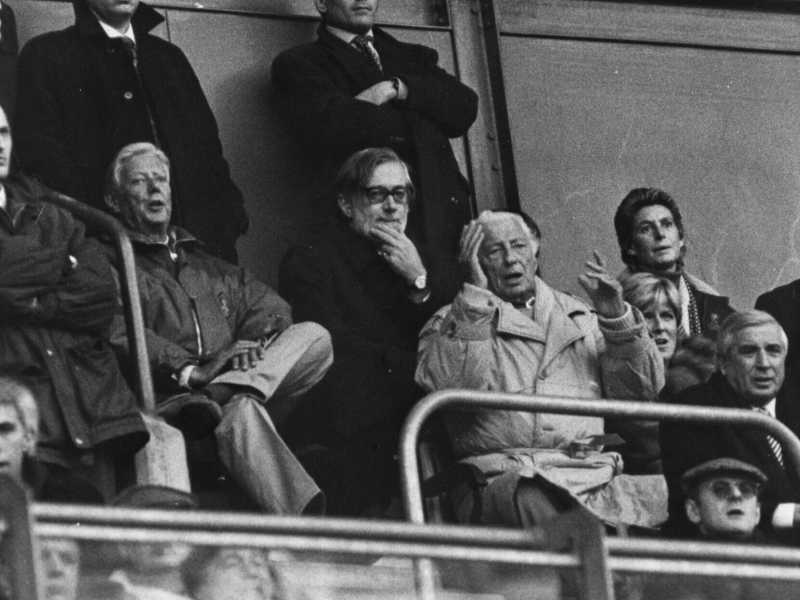 Gianni e Umberto Agnelli allo stadio delle Alpi per vedere Juve/Brescia (LaPresse) <br />