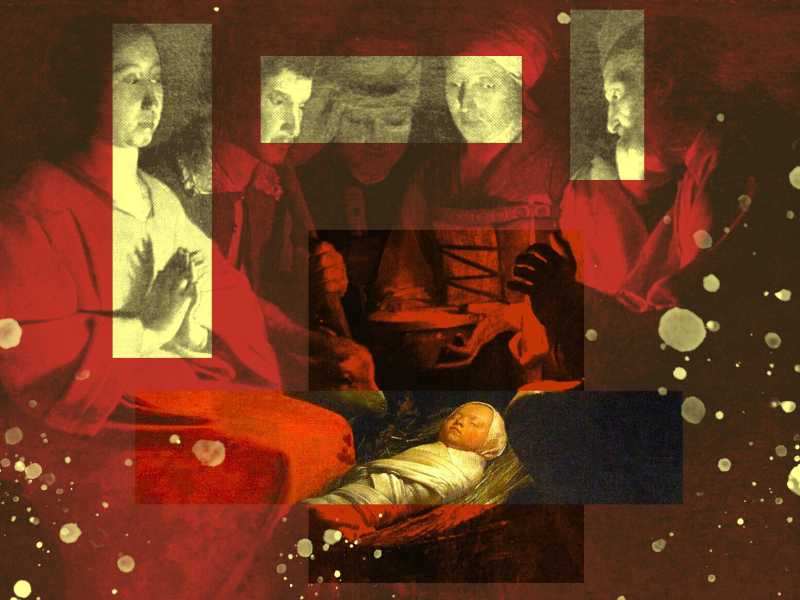 Elaborazione da &ldquo;L&rsquo;adorazione dei pastori&rdquo; di Georges de La Tour (1644), Museo del Louvre (di Enrico Cicchetti)&nbsp;<br />