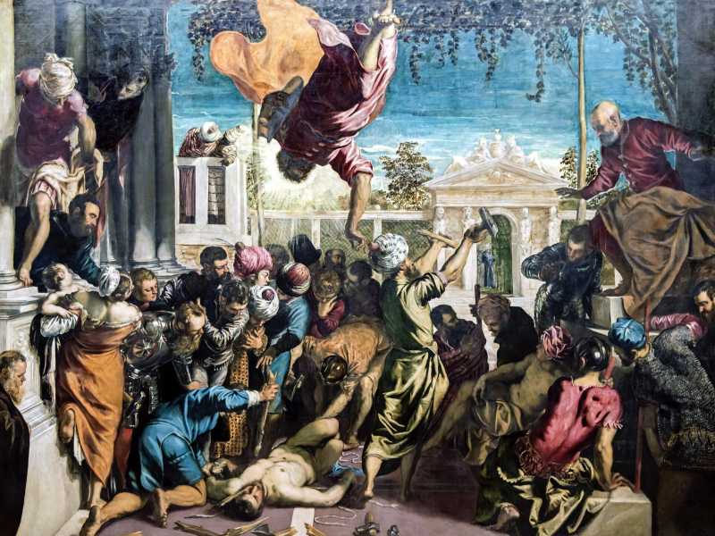 Tintoretto, San Marco libera uno schiavo, 1548 circa, Gallerie dell'Accademia, Venezia&nbsp;<br />