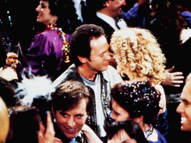 Billy Crystal e Meg Ryan alla festa di Capodanno in &ldquo;Harry ti presento Sally&rdquo; di Rob Reiner, 1989&nbsp;<br />