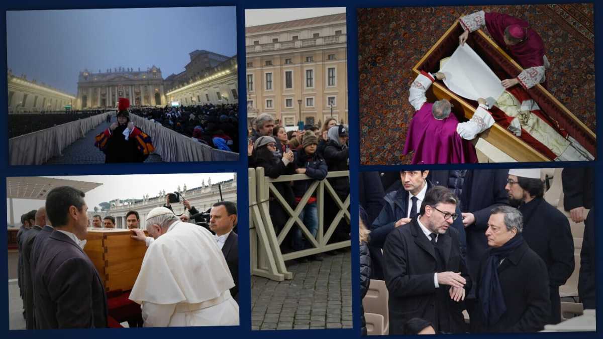 Immagine di L'addio a Benedetto XVI: un racconto per immagini