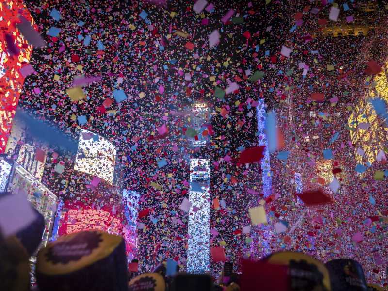 Capodanno A Times Square (LaPresse) <br />
