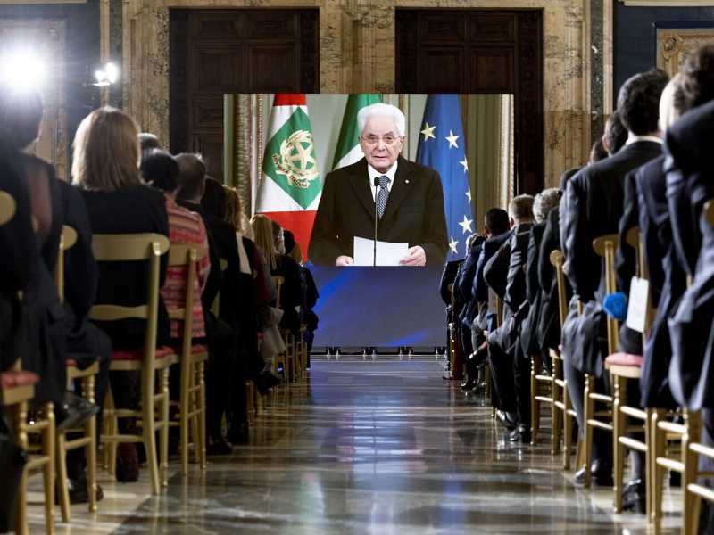 Foto di Paolo Giandotti, via Ufficio Stampa Quirinale, via LaPresse&nbsp;<br />