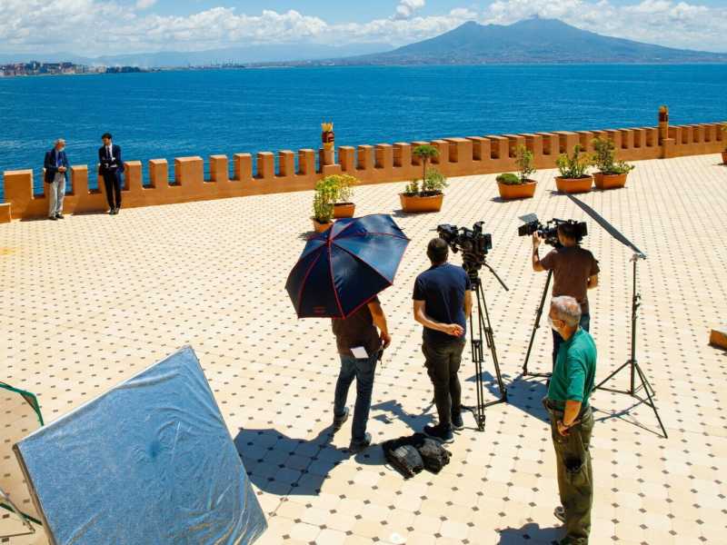  Il set di "Un posto al sole", nel 2022 (Giuseppe D’anna)