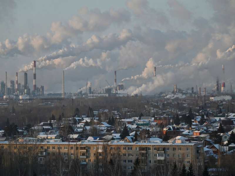 &nbsp;Una raffineria a Omsk, Russia (Alexey Malgavko)
