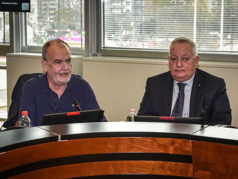 Roberto Calderoli e Stefano Bruno Galli (Ansa)