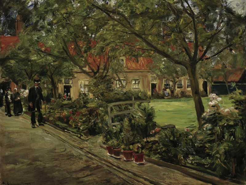 Max Liebermann, "Il giardino dell'ospedale a Edam", 1904 (Wikipedia)&nbsp;