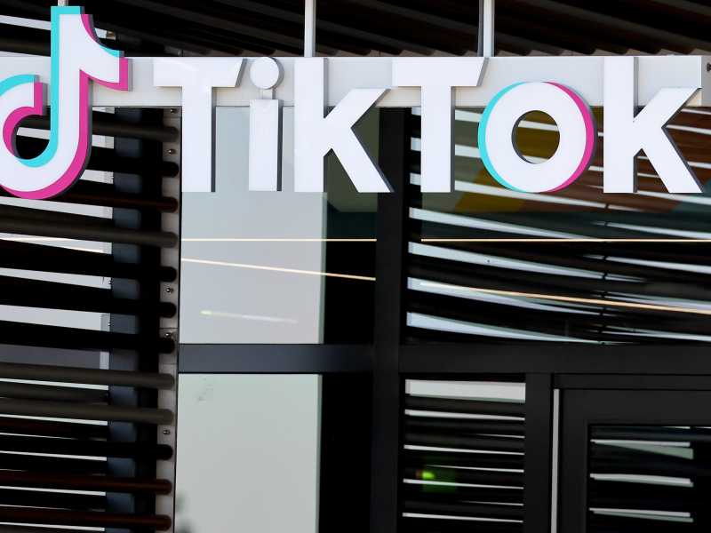 Un ufficio di TikTok in California (Mario Tama/Getty Images)&nbsp;<br />
