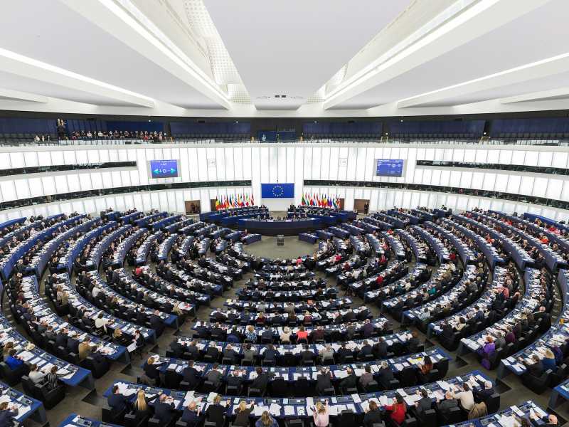 &nbsp;Un'immagine dell'Europarlamento (Wikipedia)